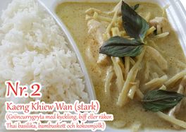 Nr.2 Kaeng Khiew Wan (129kr)(räkor 139kr)